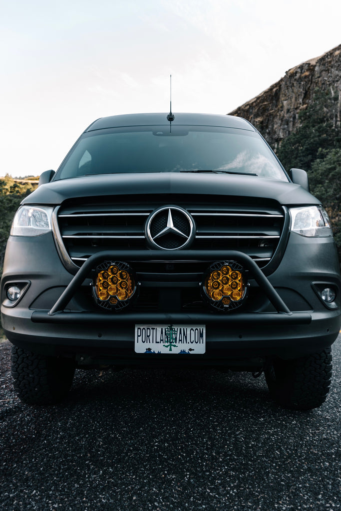 C5 Rack for Mercedes Sprinter Vans Light Bar, Nudge Bar and Brush Guard (2019+)